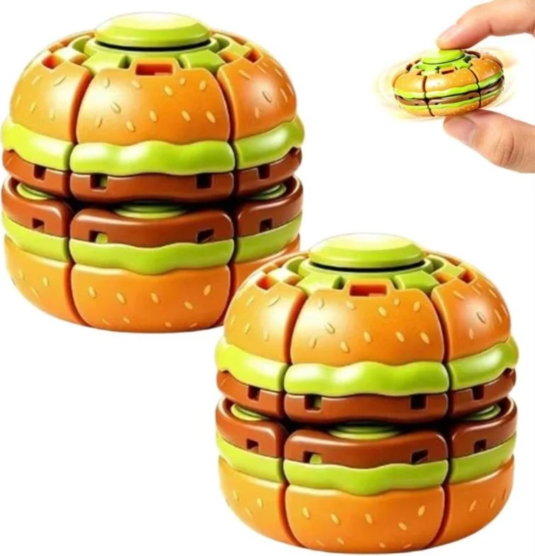 Hamburger Fidget Spinner wholesale case