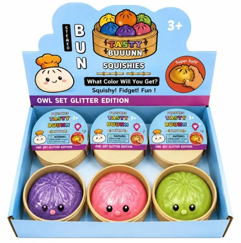 Dumpling Medium Squishy, Collectible Food