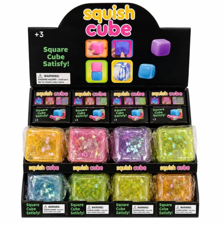 Squish Cube, Fidget Sensory wholesale case